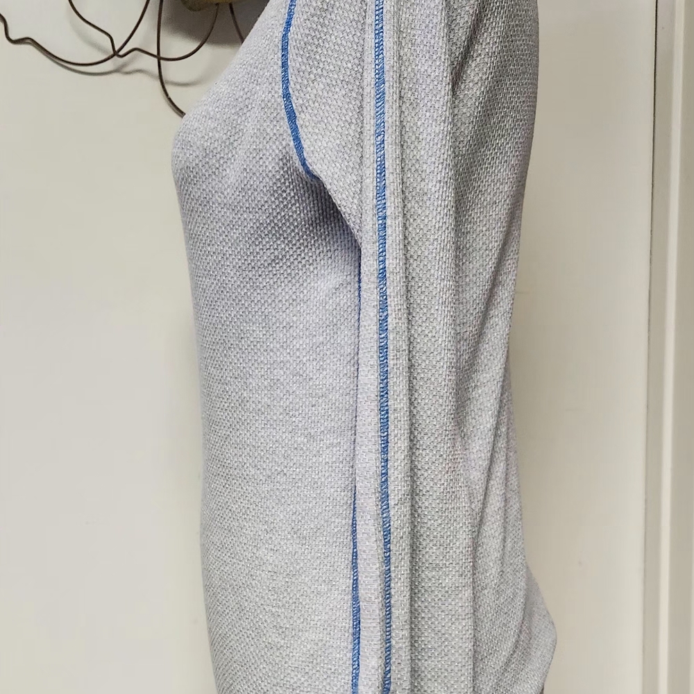 Free People Light Gray Long Sleeve Top - Picture 3 of 6